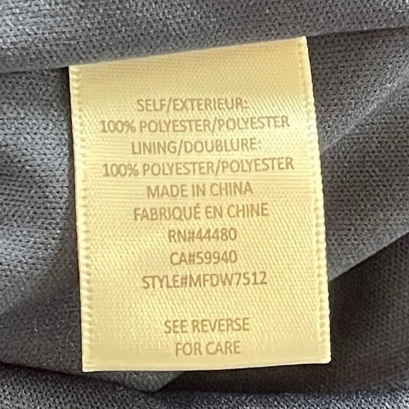 Pretty Tropical Fluttery Crepe Strap Cold Shoulder Navy Floral Mini Dress - Picture 6 of 8